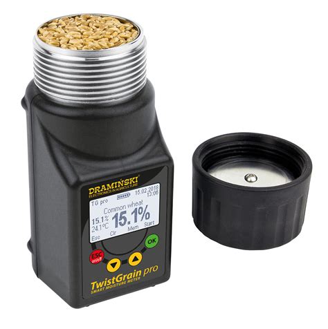 custom grain moisture meter draminski|Moisture meter TwistGrain pro .